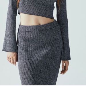 H&M Knitted Skirt